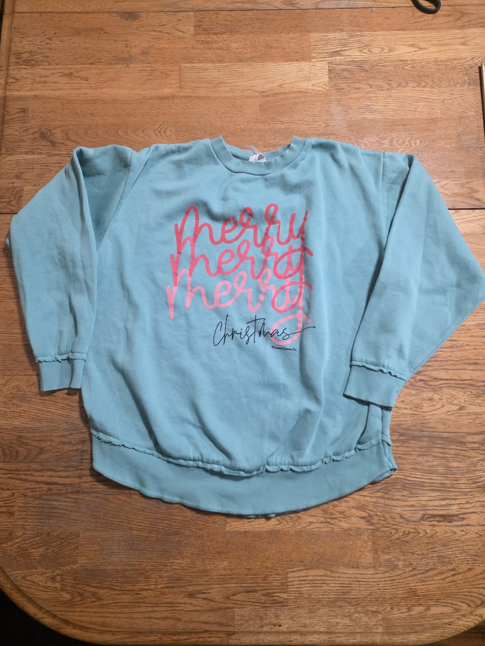 Merry Christmas Holiday Sweatshirt LAT Apparel